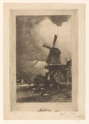 Malom egy tájban Moulin a vent (eredeti cím)
