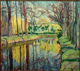 Kilátás a Sanssouci palotára