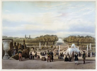 Versailles: a zöld szőnyeg – Jacottet & Benoist „"Párizsban és környékén"