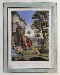 Dryas megtalálja Chloét, és a feleségéhez viszi. Philippe d