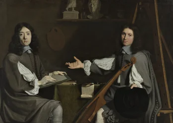 Mindkét művész kettős portréja, 1654