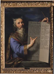 Mózes a törvény tábláival, 1663