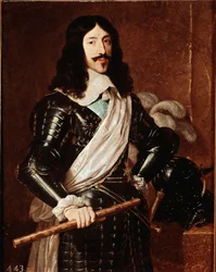 XIII. Lajos francia király portréja (1601-1643) Philippe de Champaigne (1602-1674) festménye