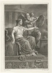 Szimbolikus ábrázolás Felix Meritis 50. évfordulóján, 1827