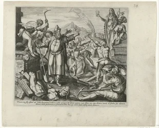 Vernietiging van de afgodsbeelden van Baal Boetedoening en berouw in het Oude Testament en het Nieuwe Testament (sorozat címe) Az isteni engedékenység és irgalom típusa azok felé, akiknek vétkeit teljes szívéből megbánja és Istenhez fordul