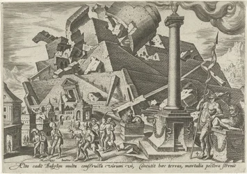 Bábel tornyának lerombolása The Days of Doom of the Jewish People (sorozat címe)