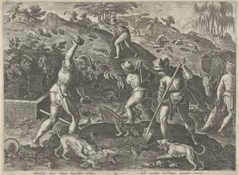 Jacht op dassen Jachttaferelen (sorozat címe) Amelyben mindenféle vadászat, madártartás és horgászat (sorozat címe)