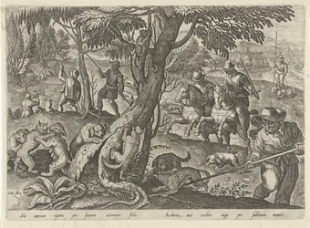 Jacht op wilde katten Jachttaferelen (sorozat címe) Amelyben mindenféle vadászat, madártartás és horgászat (sorozat címe)