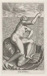 Waternimf Galatea Galatia (cím a tárgyon) Stroom – vízi nimfa (sorozat címe) Nympharum oceanitidum, Ephydridum potamidum naiadum (sorozat címe)