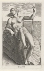 Thetis vízi nimfa Thetis (cím a tárgyon) Stroom en waternimfen (sorozat címe) Oceanitida nimfák, ephidrid potamidus naiad (sorozat címe)