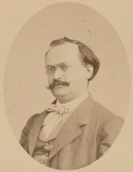 Charles Lecocq zeneszerző portréja 1832-1918, 1866.
