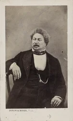 A szerző Alexandre Dumas apja 1802-1870, 1870.