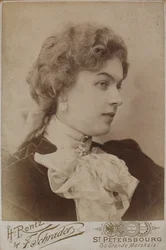 Anastasya Dmitrievna Vyaltseva 1871-1913, 1890-es évek közepe.