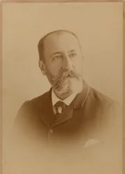 Camille Saint-Saëns zeneszerző portréja 1835-1921.