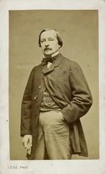 Félix Le Couppey zongoraművész és zeneszerző portréja 1811-1887.