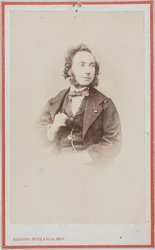 Camillo Sivori hegedűművész és zeneszerző portréja 1815-1894.