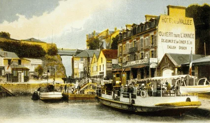 Dinard képeslapja, Bretagne, 1900 körül (fotó)