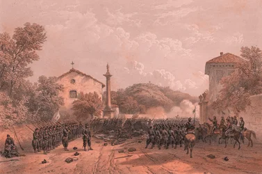 Varese védelme Garibaldi csapatai által