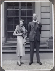 Lord Charles Cavendish és Adele Astaire az esküvőjük napján