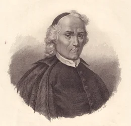 Ludovico Antonio Muratori (1672-1750) olasz presbiteriánus és történész portréja, rézmetszet