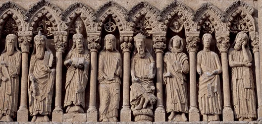 Spanyolország, Kasztília és Leon, Santa Maria-székesegyház, Frieze ószövetségi karakterekkel