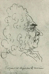 Francesco Gasparini (Pier Leone Ghezzi által) Rom, Bibl Vat - Codici Ottoboniani latini 3113, fol8