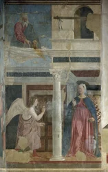 Angyali üdvözlet - freskó, kb. 1455
