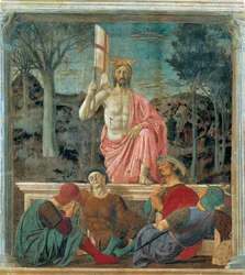 Krisztus feltámadása,1463-65 (freskó)