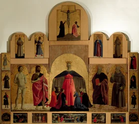 a Misericordia oltárkép részlete