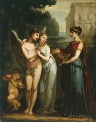 Az ártatlanság a szerelmet a gazdagsággal szemben, 1804 körüli (olaj, tábla)