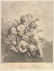 Gyerekek játszanak, 1750.