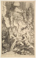 Naiades, Tritons és Priap fürdője, 1736.