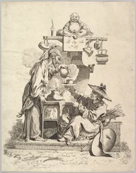 A tűz, kb. 1740.