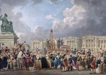 Kivégzés, Place de la Révolution, 1793 augusztusa és 1794 júniusa között
