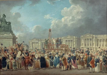 Kivégzés a Place de la Révolutionon, kb. 1793