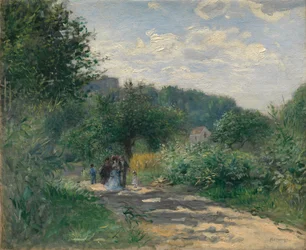 Egy út Louveciennes-ben, kb. 1870.