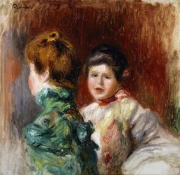 Vázlat két nő fejéről; Vázlat, Két női fej, 1895