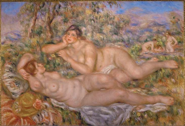 Fürdőző nők (olaj, vászon)