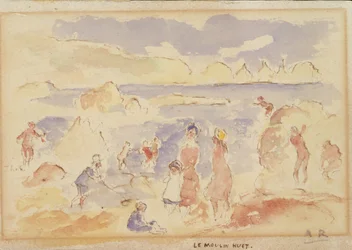 Tengerparti jelenet, 1883.