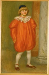 Claude Renoir en clown (olaj, vászon)