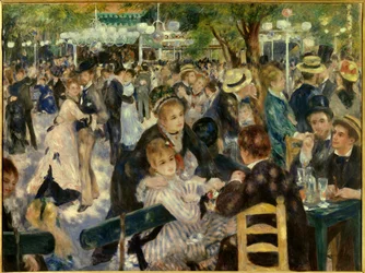 Tánc a Le Moulin de la Galette-ben