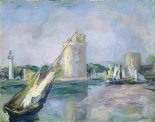 La Rochelle kikötő bejárata, 1896.