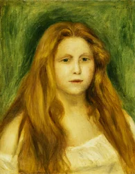 A lány vezetője; Egy fiatal lány feje, 1888