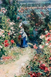 La Serre, részlet, 1876 körül (Olaj, vászon)