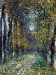 Fedett sétány – Pierre Auguste Renoir (1841-1919) festménye