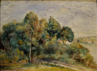 Tájkép. Pierre Auguste Renoir festménye (Pierre-Auguste