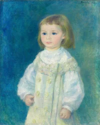 Lucie Berard (Gyermek fehérben)