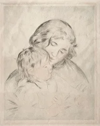 Anya és gyermeke, 1896.