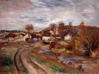 Normandia Vidék; Normandiai táj, 1895