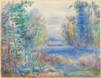 Folyói táj, 1890